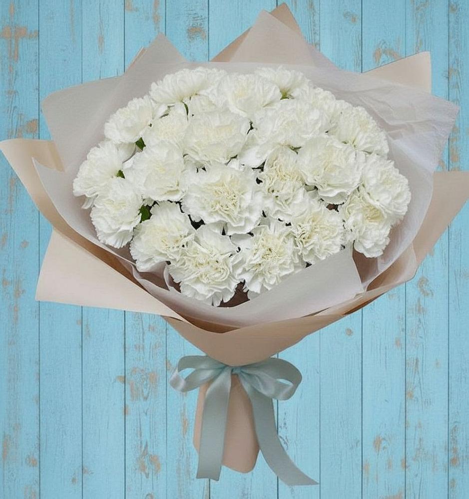 Букет цветов из: Гвоздики в Красногорском Алтайского края