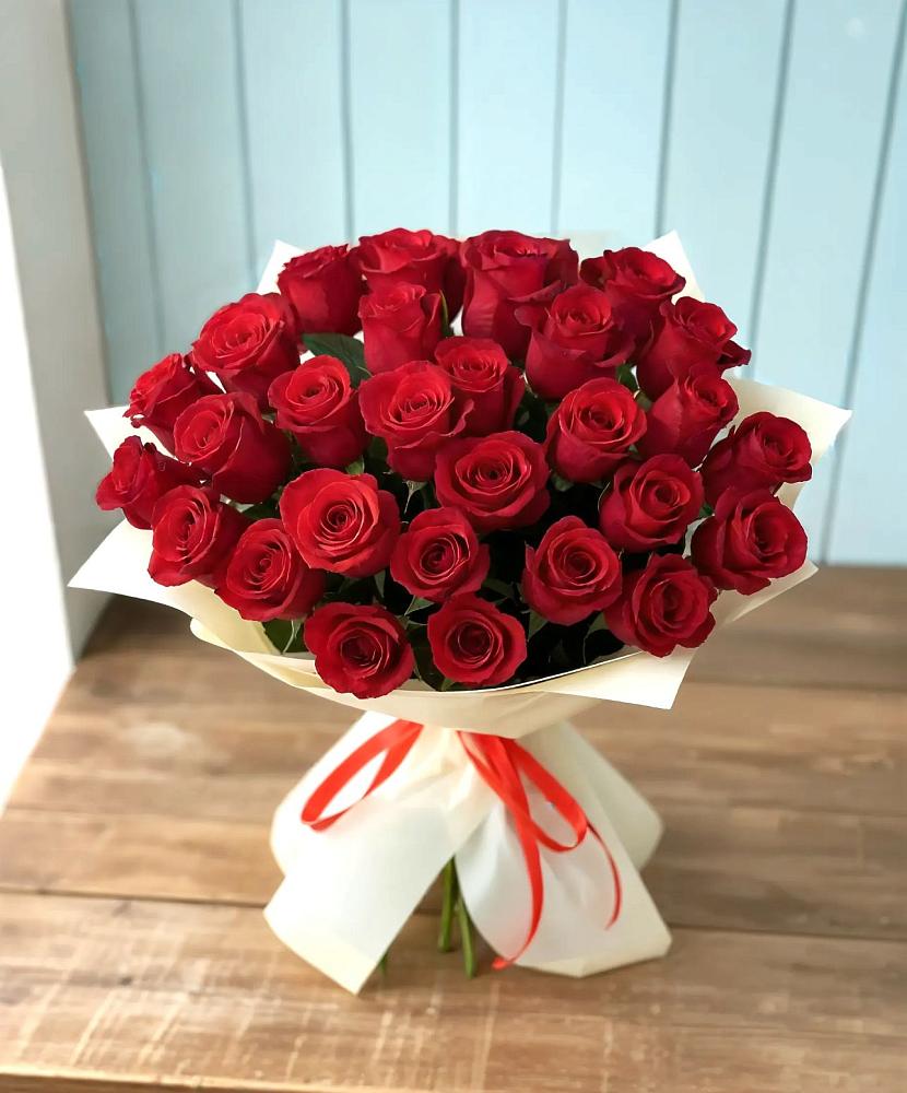 Букет 29 Красных роз в Красногорском Алтайского края