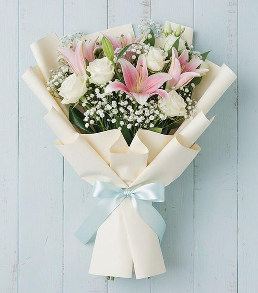 Букет цветов из: Лилии в Красногорском Алтайского края