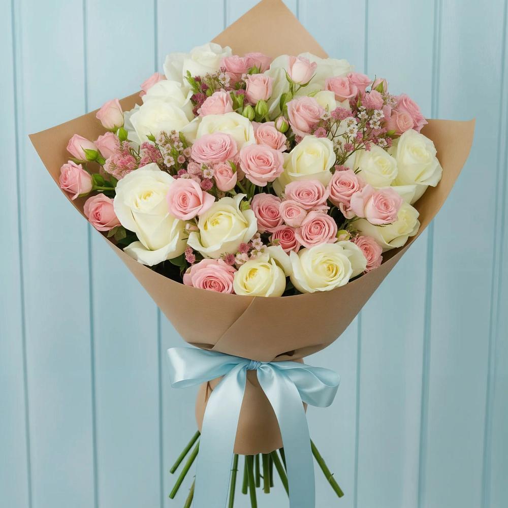 Букет цветов из: Розы в Красногорском Алтайского края