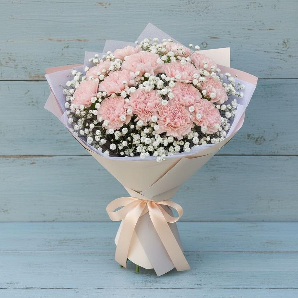 Букет цветов из: Гвоздики в Красногорском Алтайского края