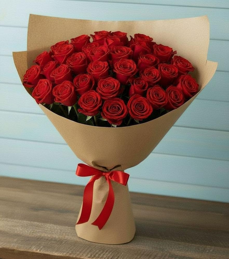 Букет Красные розы Милано в Красногорском Алтайского края
