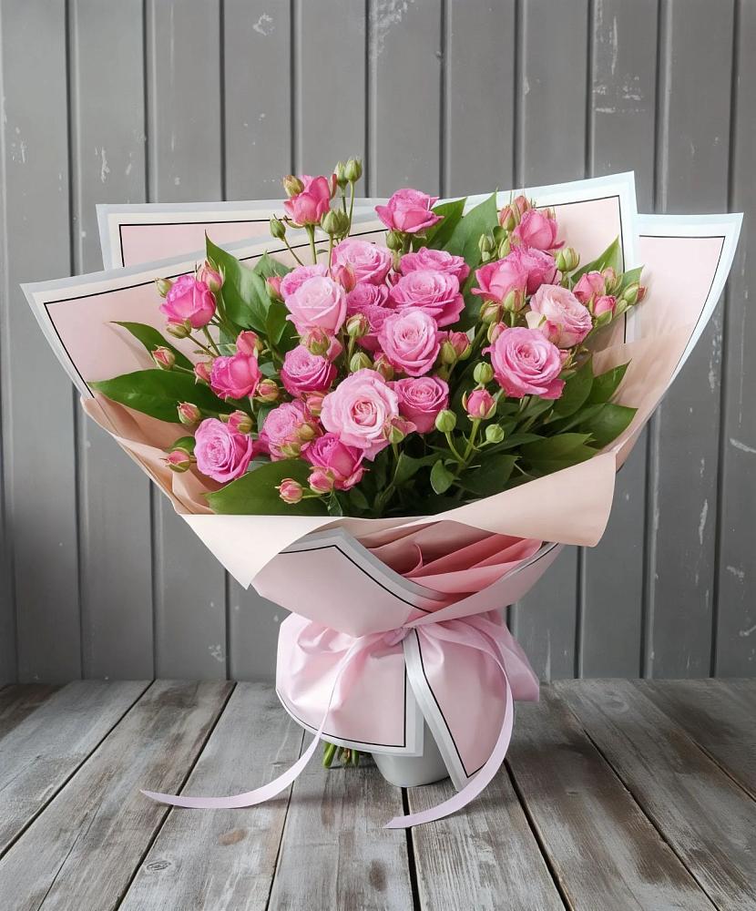 Букет Розовый кустик в Красногорском Алтайского края