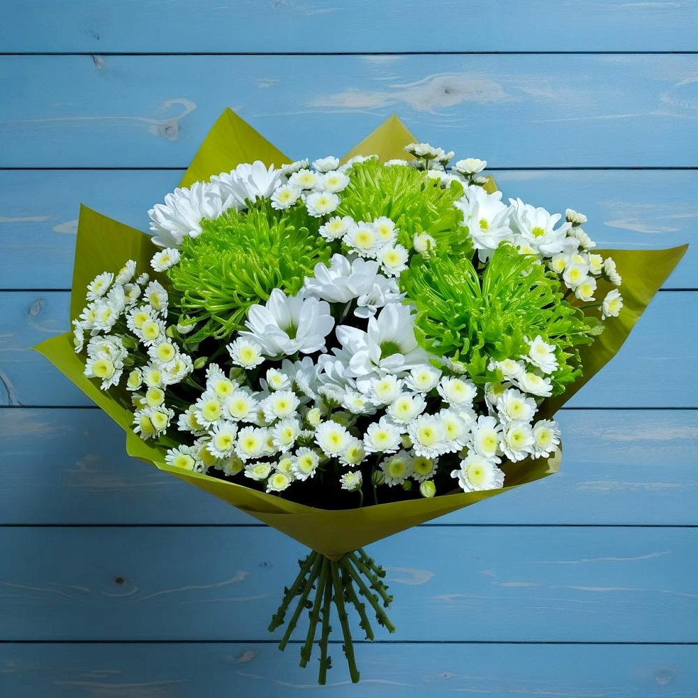 Букет цветов из: Хризантемы в Красногорском Алтайского края