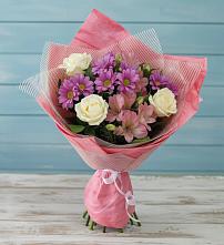 Букет цветов из:  Герберы в Красногорском Алтайского края