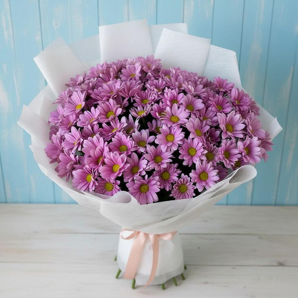 Букет цветов из: Хризантемы в Красногорском Алтайского края