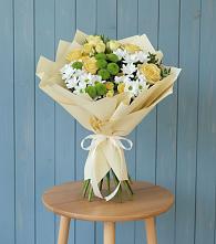 Букет цветов из:  Хризантемы и Розы #REPLACE_PRED# Красногорском Алтайского края