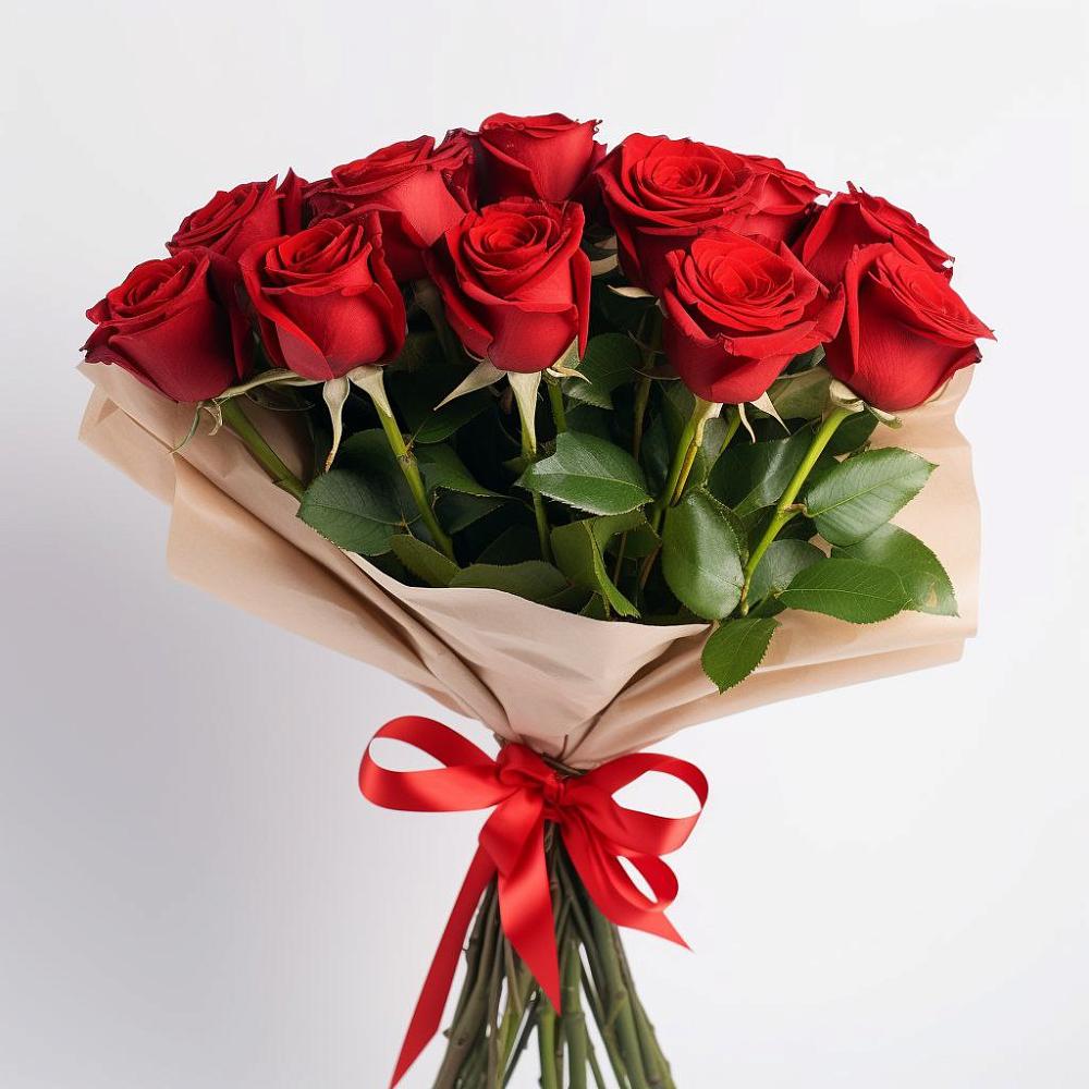 Букет 11 Красных роз Эдлесс Лав в Красногорском Алтайского края